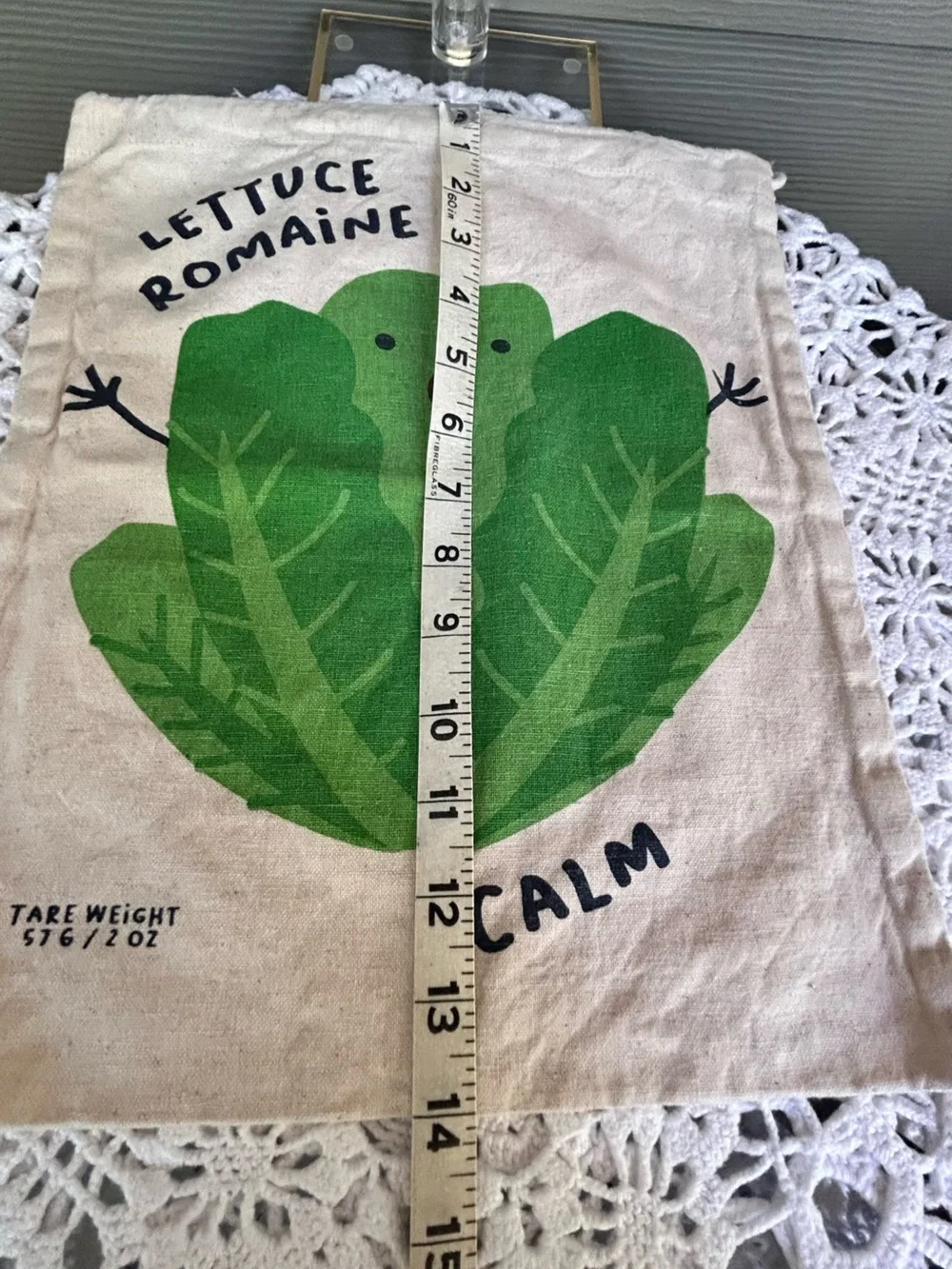 Reusable Cloth Produce Bags - 2 Lettuce, 1 Lemon